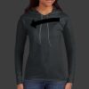Ladies 100% Ring Spun Cotton Long Sleeve Hooded T Shirt Thumbnail