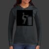 Ladies 100% Ring Spun Cotton Long Sleeve Hooded T Shirt Thumbnail