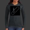 Ladies 100% Ring Spun Cotton Long Sleeve Hooded T Shirt Thumbnail