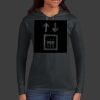 Ladies 100% Ring Spun Cotton Long Sleeve Hooded T Shirt Thumbnail