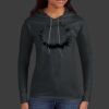 Ladies 100% Ring Spun Cotton Long Sleeve Hooded T Shirt Thumbnail