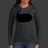 Ladies 100% Ring Spun Cotton Long Sleeve Hooded T Shirt Thumbnail