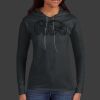 Ladies 100% Ring Spun Cotton Long Sleeve Hooded T Shirt Thumbnail