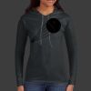 Ladies 100% Ring Spun Cotton Long Sleeve Hooded T Shirt Thumbnail
