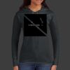 Ladies 100% Ring Spun Cotton Long Sleeve Hooded T Shirt Thumbnail