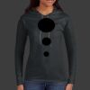 Ladies 100% Ring Spun Cotton Long Sleeve Hooded T Shirt Thumbnail