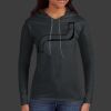 Ladies 100% Ring Spun Cotton Long Sleeve Hooded T Shirt Thumbnail