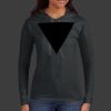 Ladies 100% Ring Spun Cotton Long Sleeve Hooded T Shirt Thumbnail