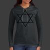Ladies 100% Ring Spun Cotton Long Sleeve Hooded T Shirt Thumbnail