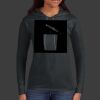 Ladies 100% Ring Spun Cotton Long Sleeve Hooded T Shirt Thumbnail