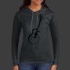 Ladies 100% Ring Spun Cotton Long Sleeve Hooded T Shirt Thumbnail