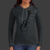 Ladies 100% Ring Spun Cotton Long Sleeve Hooded T Shirt Thumbnail