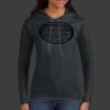 Ladies 100% Ring Spun Cotton Long Sleeve Hooded T Shirt Thumbnail