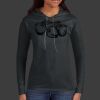 Ladies 100% Ring Spun Cotton Long Sleeve Hooded T Shirt Thumbnail