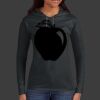 Ladies 100% Ring Spun Cotton Long Sleeve Hooded T Shirt Thumbnail