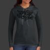 Ladies 100% Ring Spun Cotton Long Sleeve Hooded T Shirt Thumbnail