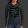 Ladies 100% Ring Spun Cotton Long Sleeve Hooded T Shirt Thumbnail