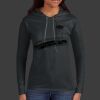 Ladies 100% Ring Spun Cotton Long Sleeve Hooded T Shirt Thumbnail