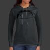 Ladies 100% Ring Spun Cotton Long Sleeve Hooded T Shirt Thumbnail