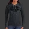 Ladies 100% Ring Spun Cotton Long Sleeve Hooded T Shirt Thumbnail