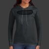 Ladies 100% Ring Spun Cotton Long Sleeve Hooded T Shirt Thumbnail
