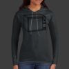 Ladies 100% Ring Spun Cotton Long Sleeve Hooded T Shirt Thumbnail