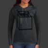 Ladies 100% Ring Spun Cotton Long Sleeve Hooded T Shirt Thumbnail