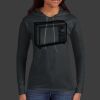 Ladies 100% Ring Spun Cotton Long Sleeve Hooded T Shirt Thumbnail