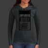 Ladies 100% Ring Spun Cotton Long Sleeve Hooded T Shirt Thumbnail
