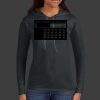 Ladies 100% Ring Spun Cotton Long Sleeve Hooded T Shirt Thumbnail