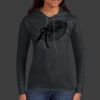 Ladies 100% Ring Spun Cotton Long Sleeve Hooded T Shirt Thumbnail