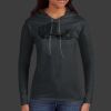 Ladies 100% Ring Spun Cotton Long Sleeve Hooded T Shirt Thumbnail