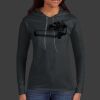 Ladies 100% Ring Spun Cotton Long Sleeve Hooded T Shirt Thumbnail