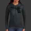 Ladies 100% Ring Spun Cotton Long Sleeve Hooded T Shirt Thumbnail