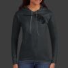 Ladies 100% Ring Spun Cotton Long Sleeve Hooded T Shirt Thumbnail