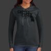 Ladies 100% Ring Spun Cotton Long Sleeve Hooded T Shirt Thumbnail