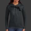 Ladies 100% Ring Spun Cotton Long Sleeve Hooded T Shirt Thumbnail