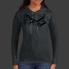 Ladies 100% Ring Spun Cotton Long Sleeve Hooded T Shirt Thumbnail