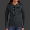 Ladies 100% Ring Spun Cotton Long Sleeve Hooded T Shirt Thumbnail