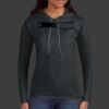 Ladies 100% Ring Spun Cotton Long Sleeve Hooded T Shirt Thumbnail