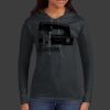 Ladies 100% Ring Spun Cotton Long Sleeve Hooded T Shirt Thumbnail