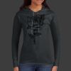Ladies 100% Ring Spun Cotton Long Sleeve Hooded T Shirt Thumbnail