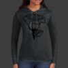 Ladies 100% Ring Spun Cotton Long Sleeve Hooded T Shirt Thumbnail