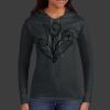 Ladies 100% Ring Spun Cotton Long Sleeve Hooded T Shirt Thumbnail