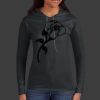 Ladies 100% Ring Spun Cotton Long Sleeve Hooded T Shirt Thumbnail