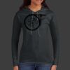 Ladies 100% Ring Spun Cotton Long Sleeve Hooded T Shirt Thumbnail