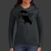 Ladies 100% Ring Spun Cotton Long Sleeve Hooded T Shirt Thumbnail