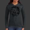 Ladies 100% Ring Spun Cotton Long Sleeve Hooded T Shirt Thumbnail