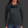 Ladies 100% Ring Spun Cotton Long Sleeve Hooded T Shirt Thumbnail