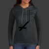 Ladies 100% Ring Spun Cotton Long Sleeve Hooded T Shirt Thumbnail